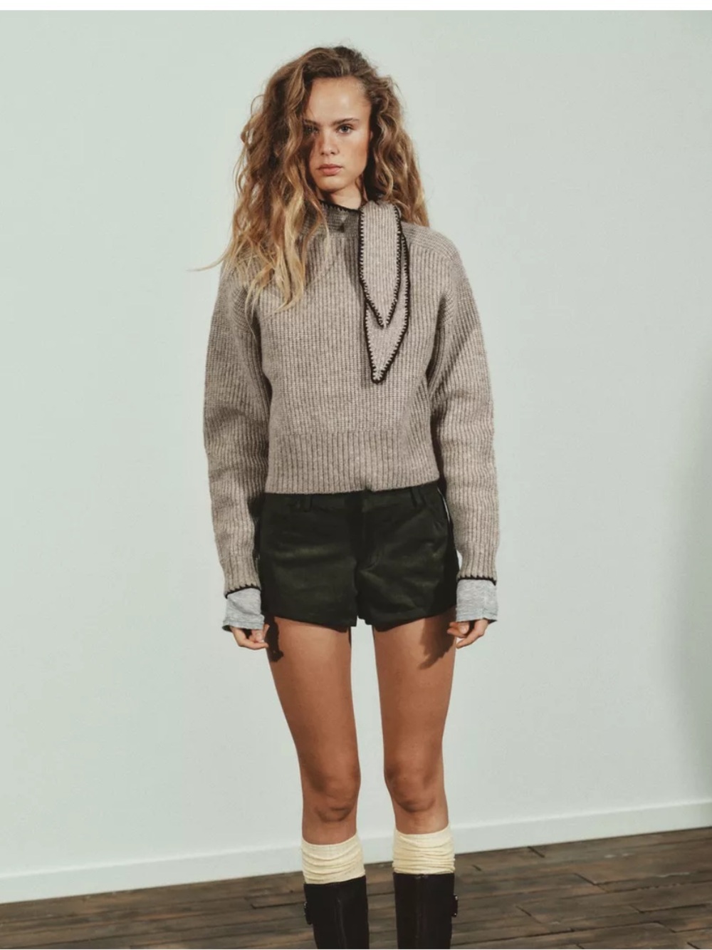 Zara NWT knit jumper sweater with bow 3920/940 - Picture 5 of 9